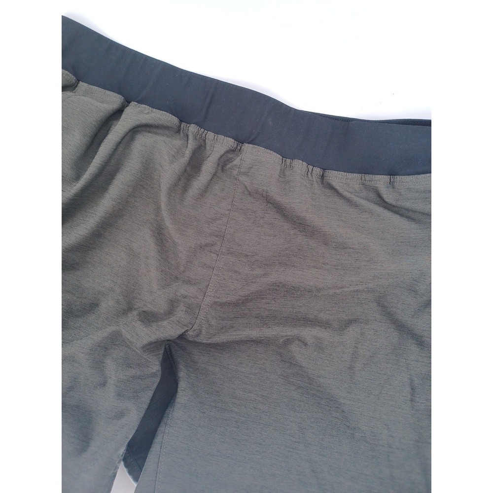 PRANA Breathe Shorts Mens XL Green Active Hiking Outdoor Stretch Comfort Relaxed